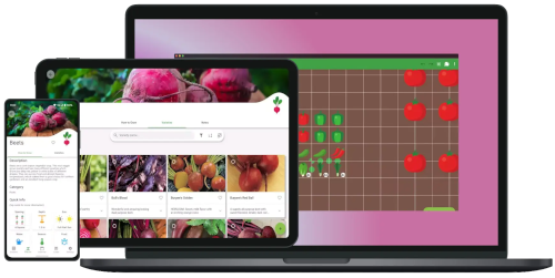 Image of the Planter app on different devices&rsquo;